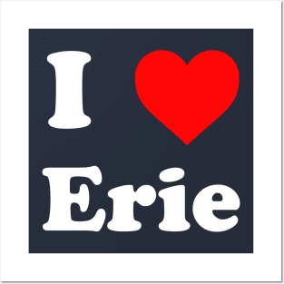 I Heart Erie Posters and Art